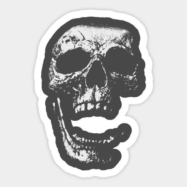 Skull Sticker by golden